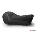 LUIMOTO (Hex-Diamond) Rider Seat Cover for the HARLEY DAVIDSON SPORTSTER IRON 883 (2016+)